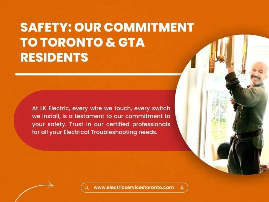 our commitment to toronto gta residents for electrical troubleshooting